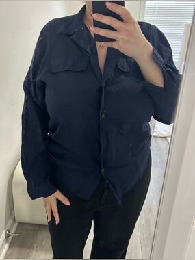 jantzen classics vintage button down blouse